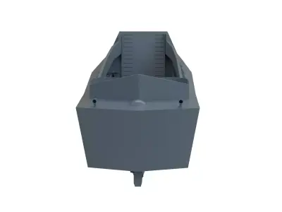 LCVP Landing Craft vehicle personnel WWII Military Boat  PBR Low-poly 3D model