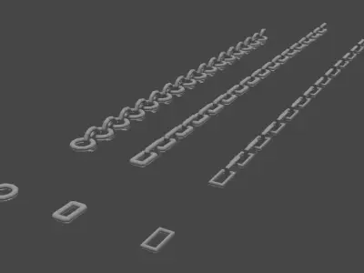 Chain pack 3D model