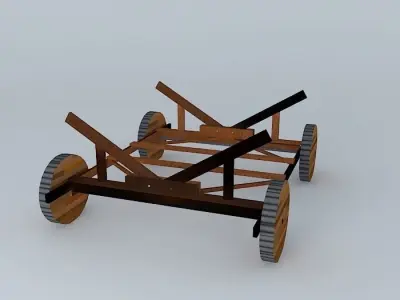 Tipping stranding boats 3D model