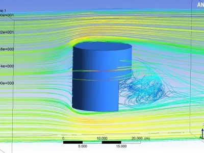 fluid simulation Free 3D model