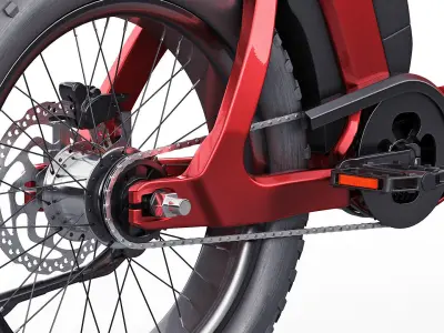 Electric Bicycle 3D model buy
