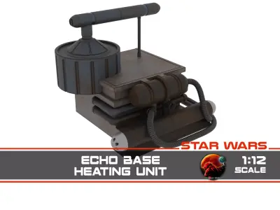 Echo Base Heating Unit 1-12 scale Blackseries 3D print model