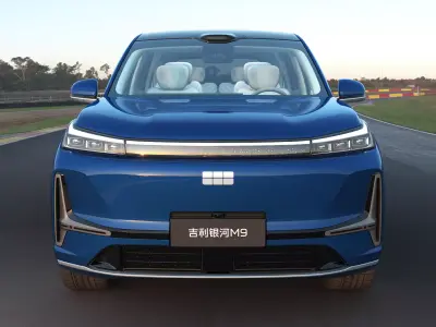 2025 Geely Galaxy M9 with Lowpoly interior Low-poly 3D model