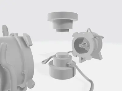 Laboratory Machine D - Superconductor Free 3D model