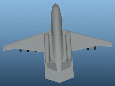 A14A UAV - High Poly 3D Model 3D model