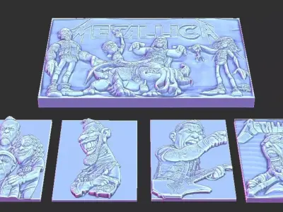 Rock will never die EP1 3D print model