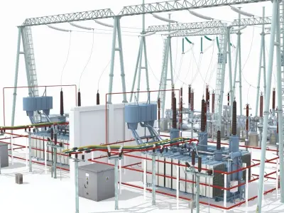 Electrical Power Equipment 1 3D model