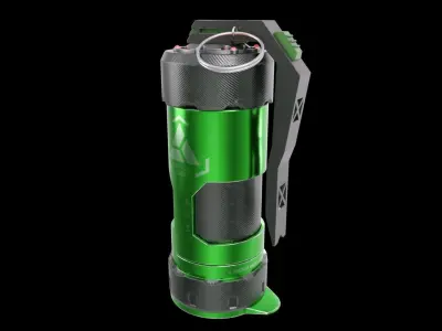 GRENADE SCIFI Low-poly 3D model