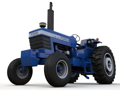 TW20 Tractor 1978 3D model