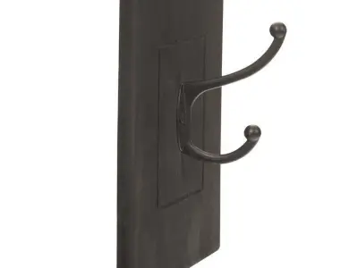 Berryman Square Wall Hook 3D model