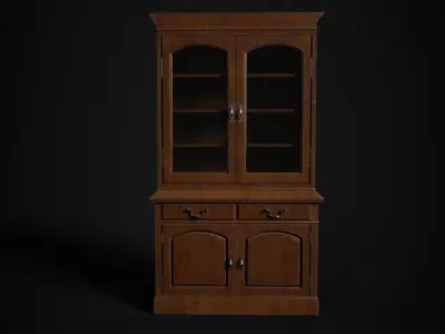 Victorian Cupboard Low-poly 3D model
