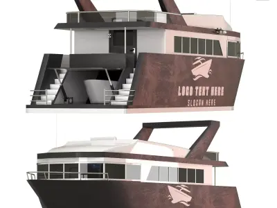 personal yacht  3D model