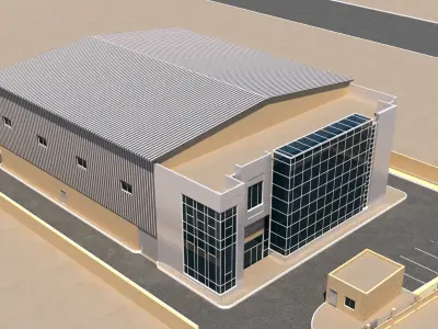factory building -updated on 3-3-2021 3D model