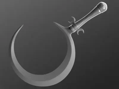 Realistic Sickle 3D Model 3D model
