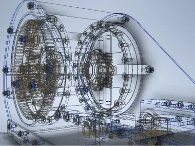 RESCU DEVICE IN THE BACKPACK  EXIT HIGH BUILDING SOLUTION  3D model