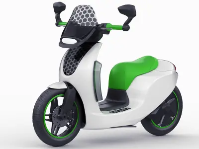 Generic Electric Scooter 3D model