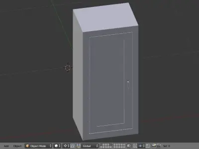 Fire Extinguisher Wall Cabinet - Safety and Emergency Equipment Low-poly 3D model