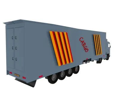 Long Truck 3D model