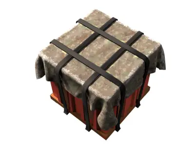 Big Air Drop Low-poly 3D model