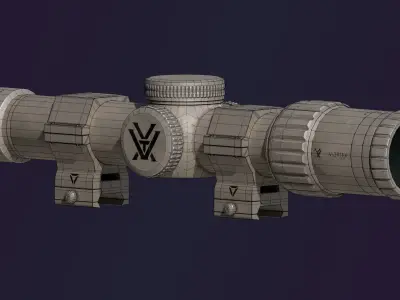 Vortex Razor HD III Free low-poly 3D model