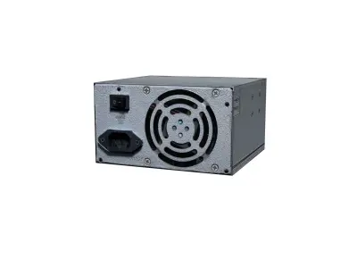 PSU Power Supply Electronic Module Computer Machinery Steel PC Low-poly 3D model