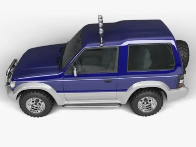 1991 Mitsubishi Pajero 3D model