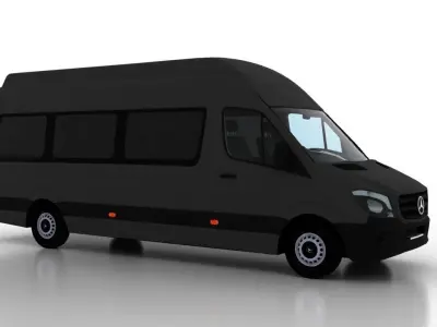 Mercedes Benz Sprinter L3H3 2015 Passenger UK 3D model