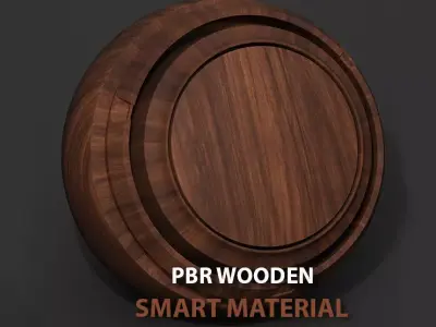 wooden smart material 3D model