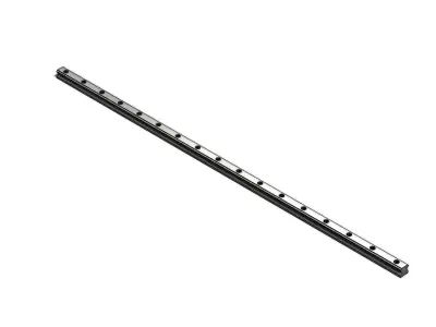 Guia Linear Hiwin HGH 25 Linear Guide 3D model