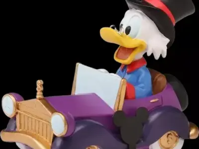 UNCLE SCROOGE CAR 3D print model