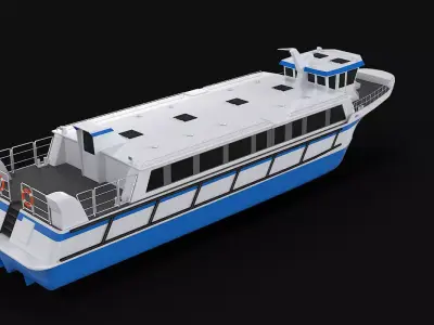 Water Taxi 3D model