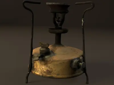 Antique Kerosene Stove - Photogrammetry 3D model