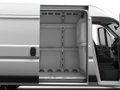 Vauxhall Movano Van L2H2 HQ Interior 2023 3D model