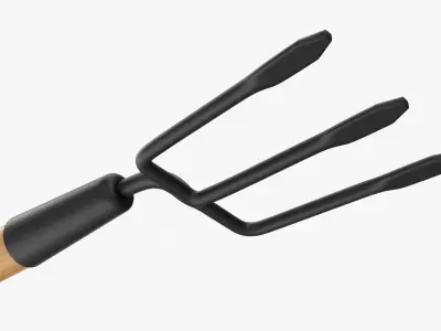 Pitchfork gardening 01 3D model