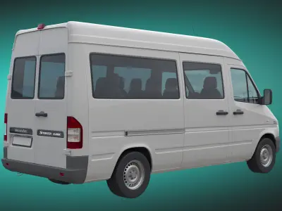 Mercedes-Benz Sprinter Classic Minibus MWB 3D model