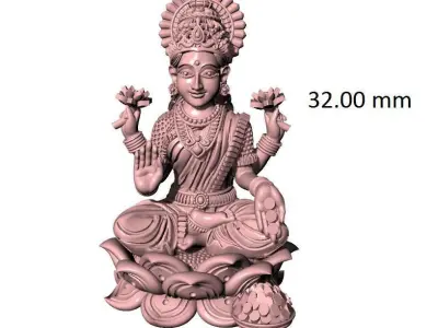Laxmiji  Murti 3D print model