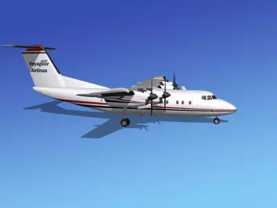 Dehavilland DHC-7 Voyageur Air 2 3D model