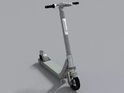 laos Electric Scooter Low-poly 3D model