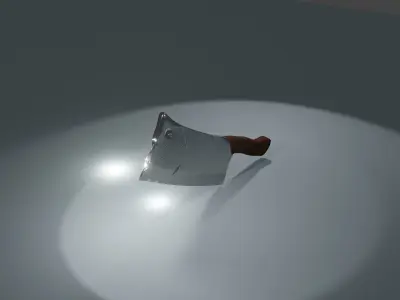 Game ready cleaver lvl1 Low-poly 3D model
