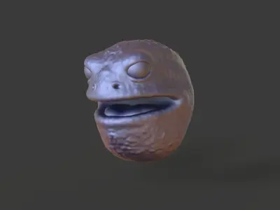 HEAD-R7 high poly sculpt 3D model