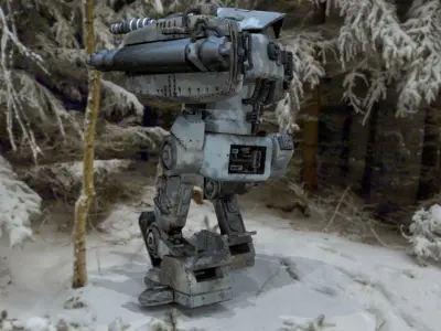 Hurricane heavy mecha 3D model