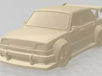 Renault 7 1982 Tuning Printable Car 3D print model