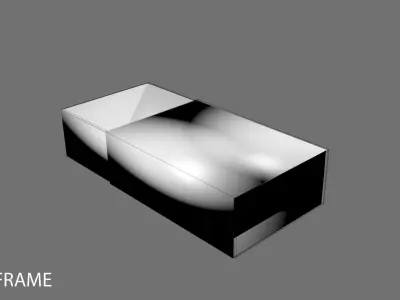 Cardboard Box - Slide 3D model