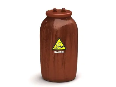 Acid Tanks - Ceramic 3D model