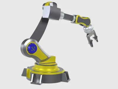 Robotic arm machine  3D model