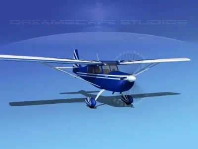 Bellanca Citabria 7KC V05 3D model