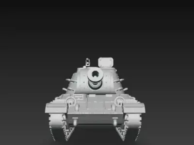 Military Tank Defender 3D Model 3D print model