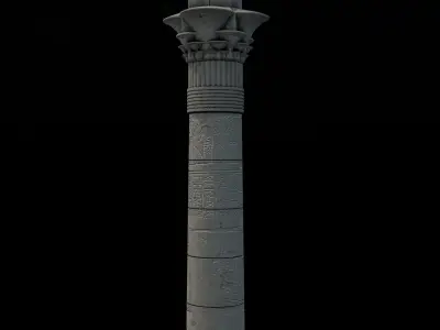FloweringColumn1 3D model
