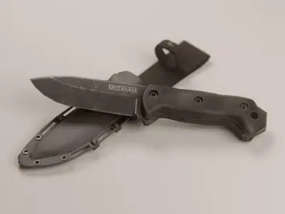 KA-BAR BK-2 Knife Low-poly 3D model