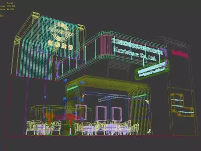 Exhibition - Area -6X9-3DMAX2009-031 3D model
